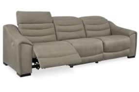 Next-Gen Gaucho 3-Piece Power Reclining Sectional Sofa-Putty