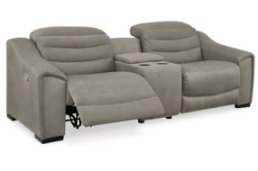 Next-Gen Gaucho 3-Piece Power Reclining Sectional Loveseat-Putty