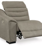 Next-Gen Gaucho 2-Piece Power Reclining Sectional Loveseat-Putty