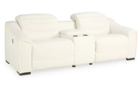 Next-Gen Gaucho 3-Piece Power Reclining Sectional Loveseat-Chalk