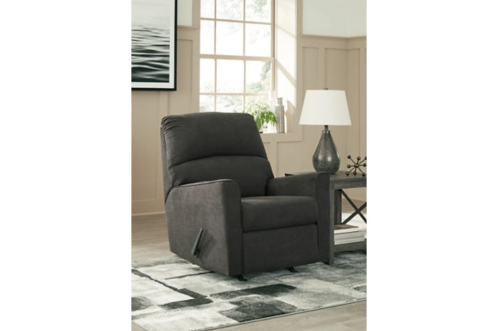 Signature Design by Ashley Lucina Recliner-Charcoal