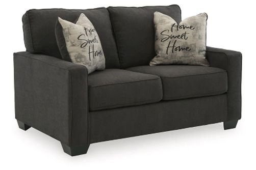 Signature Design by Ashley Lucina Sofa and Loveseat-Charcoal