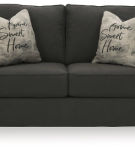 Signature Design by Ashley Lucina Sofa and Loveseat-Charcoal