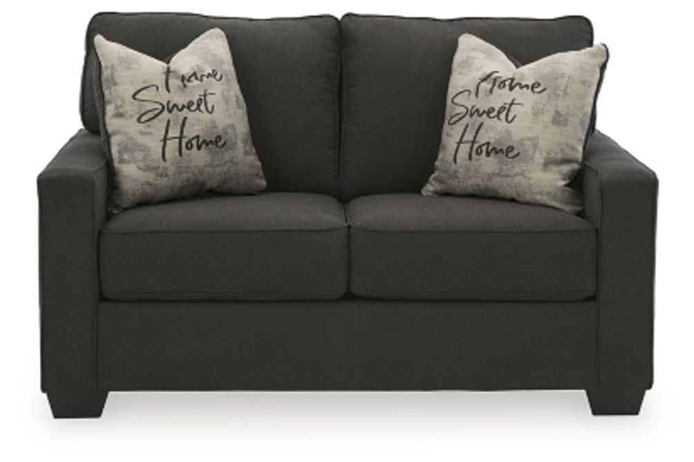 Signature Design by Ashley Lucina Sofa and Loveseat-Charcoal