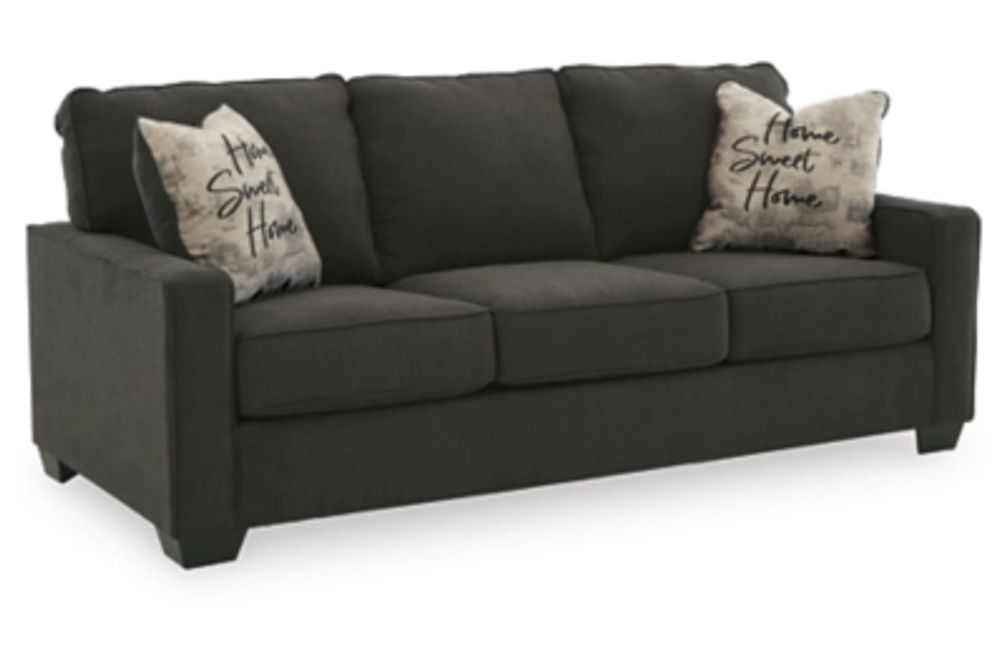 Signature Design by Ashley Lucina Sofa and Loveseat-Charcoal