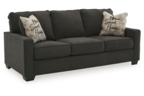 Signature Design by Ashley Lucina Sofa and Loveseat-Charcoal