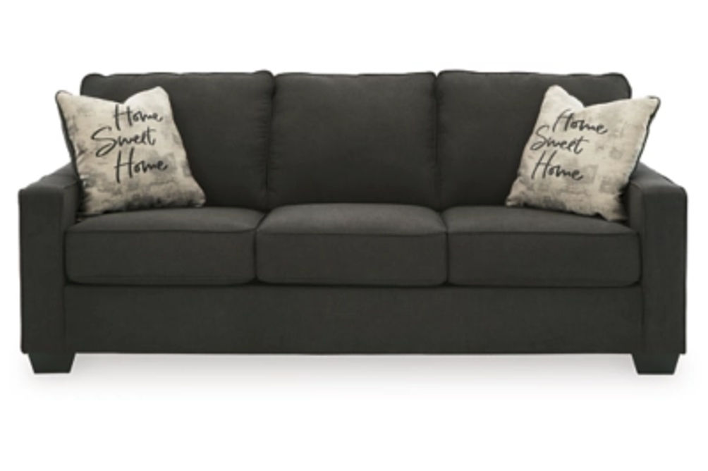 Signature Design by Ashley Lucina Sofa and Loveseat-Charcoal