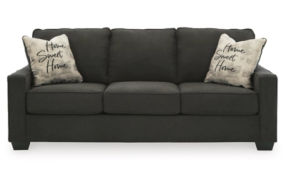 Signature Design by Ashley Lucina Sofa and Loveseat-Charcoal