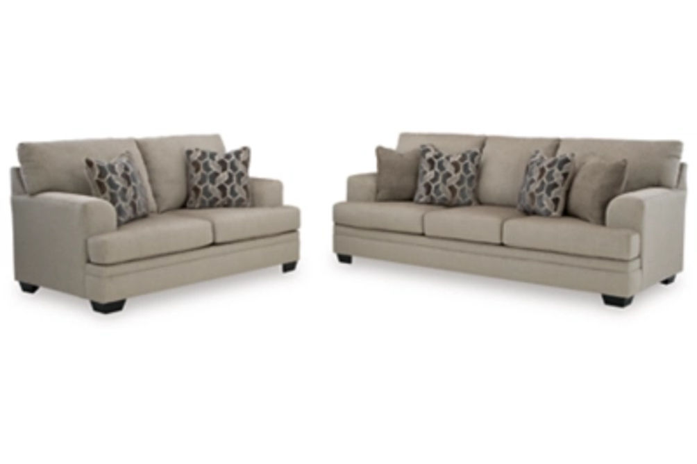 Signature Design by Ashley Stonemeade Sofa and Loveseat -Taupe