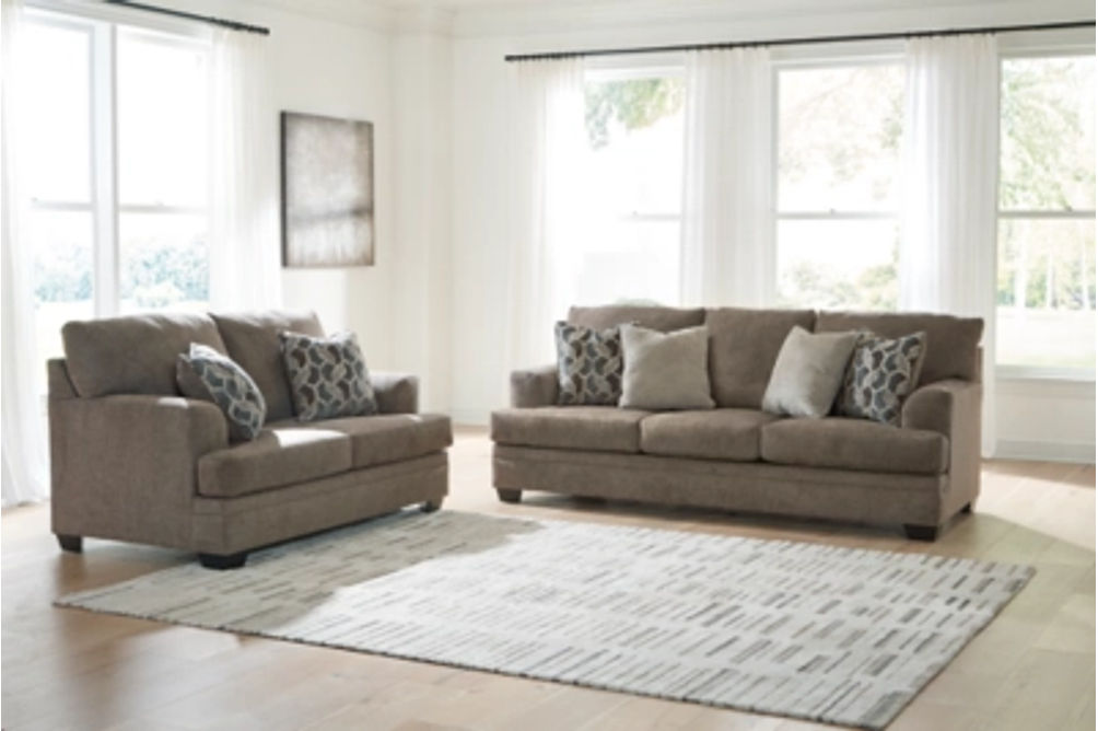 Signature Design by Ashley Stonemeade Sofa and Loveseat - Nutmeg