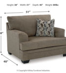 Signature Design by Ashley Stonemeade Sofa Chaise, Oversized Chair and Ottoman