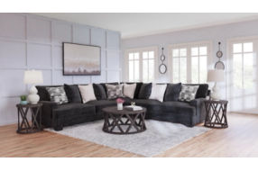 Signature Design by Ashley Lavernett 3-Piece Sectional-Charcoal