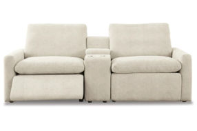 Hartsdale 3-Piece Power Reclining Sectional Loveseat with Console-Linen