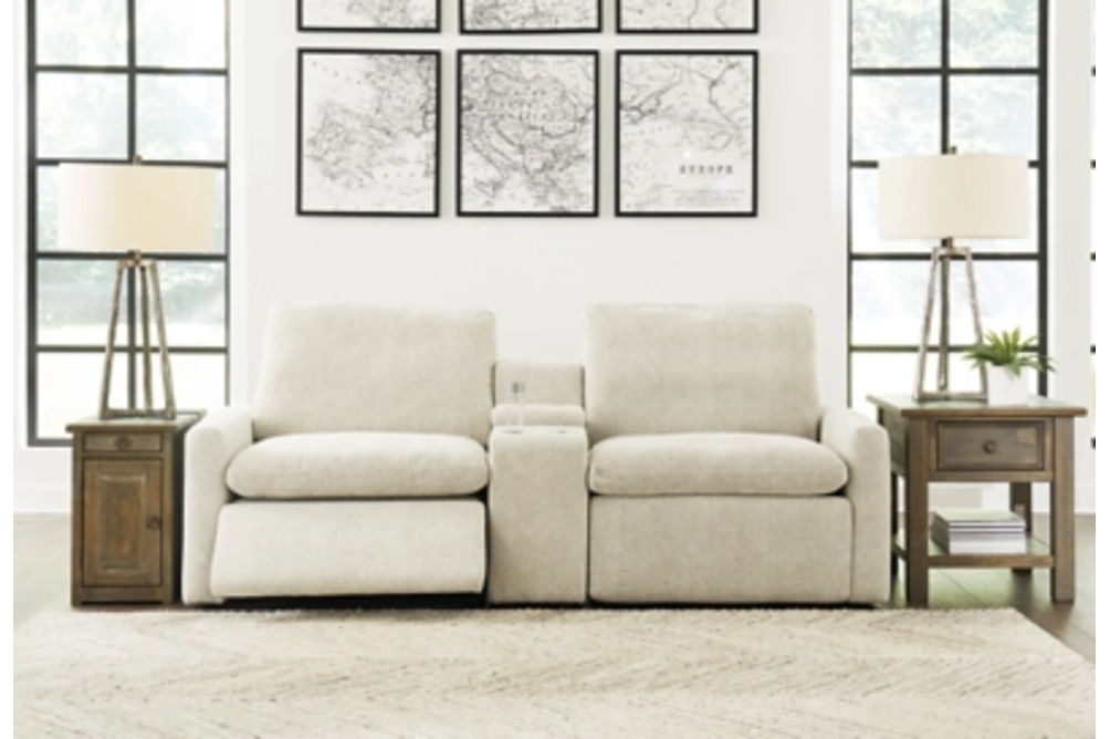 Hartsdale 3-Piece Power Reclining Sectional Loveseat with Console-Linen