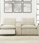 Hartsdale 3-Piece Power Reclining Sectional Loveseat with Console-Linen