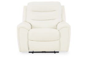 Signature Design by Ashley Warlin Power Recliner-White