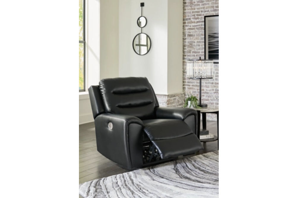 Signature Design by Ashley Warlin Power Recliner-Black