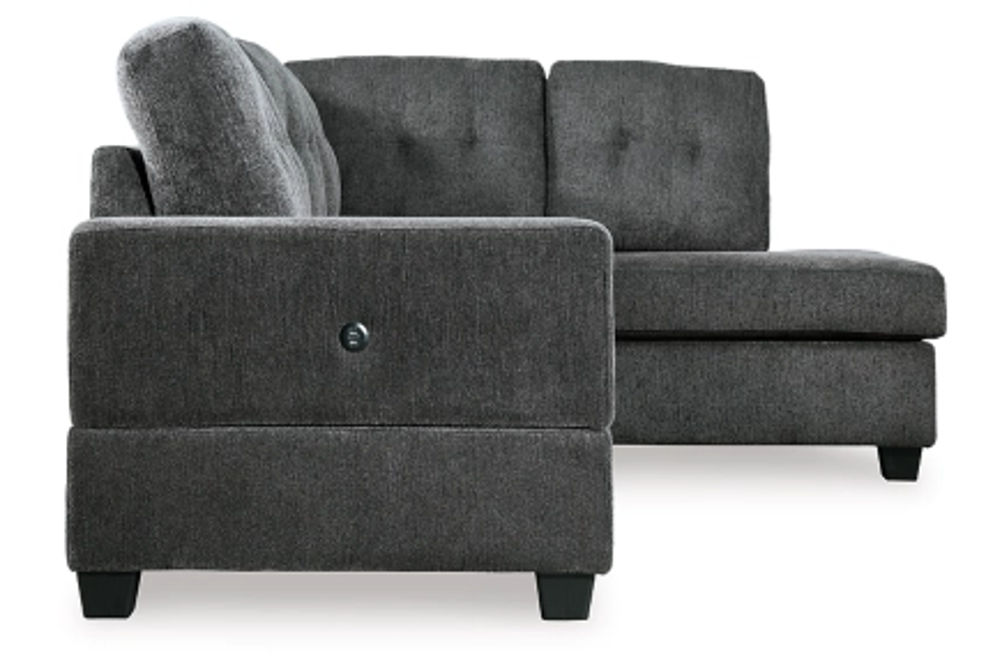 Signature Design by Ashley Kitler 2-Piece Sectional with Chaise-Smoke