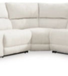 Signature Design by Ashley Keensburg 3-Piece Power Reclining Sectional-Linen