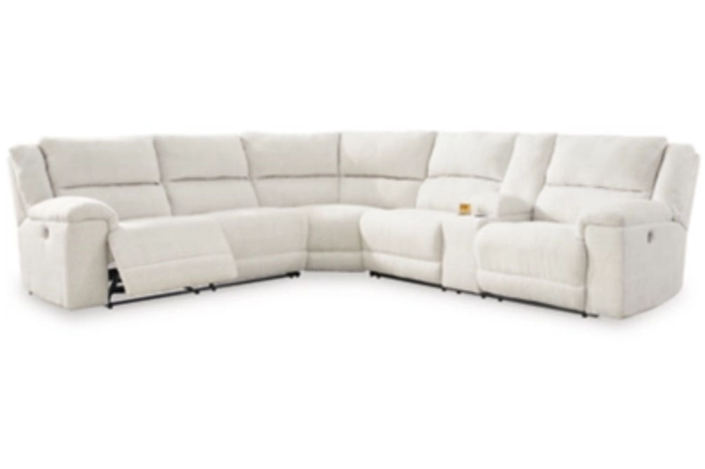 Signature Design by Ashley Keensburg 3-Piece Power Reclining Sectional-Linen