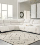 Signature Design by Ashley Keensburg 3-Piece Power Reclining Sectional-Linen