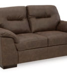 Signature Design by Ashley Maderla Sofa and Loveseat-Walnut