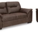 Signature Design by Ashley Maderla Sofa, Loveseat and Chair-Walnut