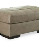 Signature Design by Ashley Maderla Sofa, Loveseat, Chair and Ottoman-Pebble