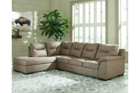 Signature Design by Ashley Maderla 2-Piece Sectional with Chaise-Pebble