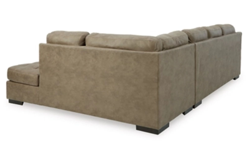 Signature Design by Ashley Maderla 2-Piece Sectional with Chaise-Pebble