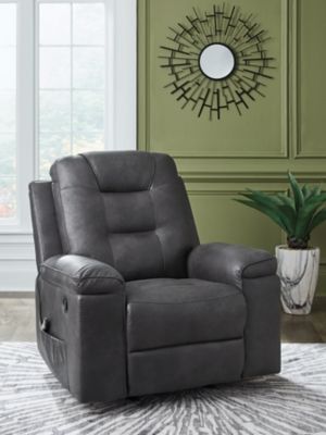 Rent-To-Own Signature Design by Ashley Stockworth Recliner-Granite