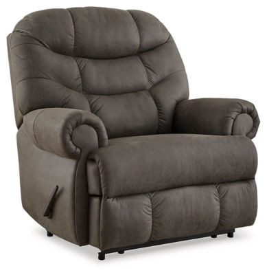 Rent-To-Own Signature Design by Ashley Oversized Recliner-Gunmetal