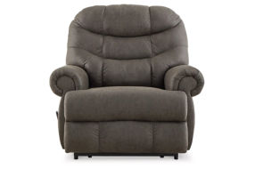 Signature Design by Ashley Camera Time Recliner-Gunmetal