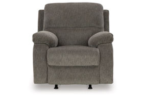 Signature Design by Ashley Scranto Reclining Loveseat and Recliner-Brindle