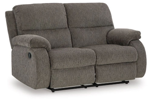 Signature Design by Ashley Scranto Reclining Loveseat and Recliner-Brindle
