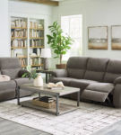 Signature Design by Ashley Scranto Reclining Sofa and Loveseat-Brindle