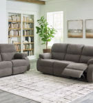 Signature Design by Ashley Scranto Reclining Sofa and Loveseat-Brindle