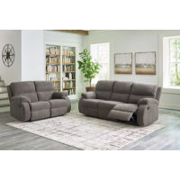 Signature Design by Ashley Scranto Reclining Sofa and Loveseat-Brindle