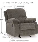 Signature Design by Ashley Scranto Reclining Loveseat and Recliner-Brindle