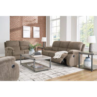 Signature Design by Ashley Scranto Reclining Sofa, Loveseat and Recliner-Oak