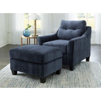 Benchcraft Amity Bay Chair and Ottoman