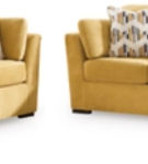 Signature Design by Ashley Keerwick Sofa and Loveseat-Sunflower