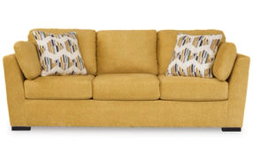 Signature Design by Ashley Keerwick Sofa and Loveseat-Sunflower