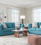 Juego de Sala con Sofá y Love Seat Kerwick-Teal de Signature Design by Ashley