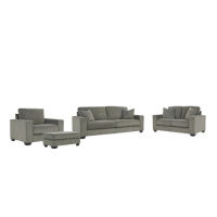 Angleton Sofa, Loveseat, Oversized Chair and Ottoman-Sandstone