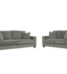 Signature Design by Ashley Angleton Sofa and Loveseat-Sandstone