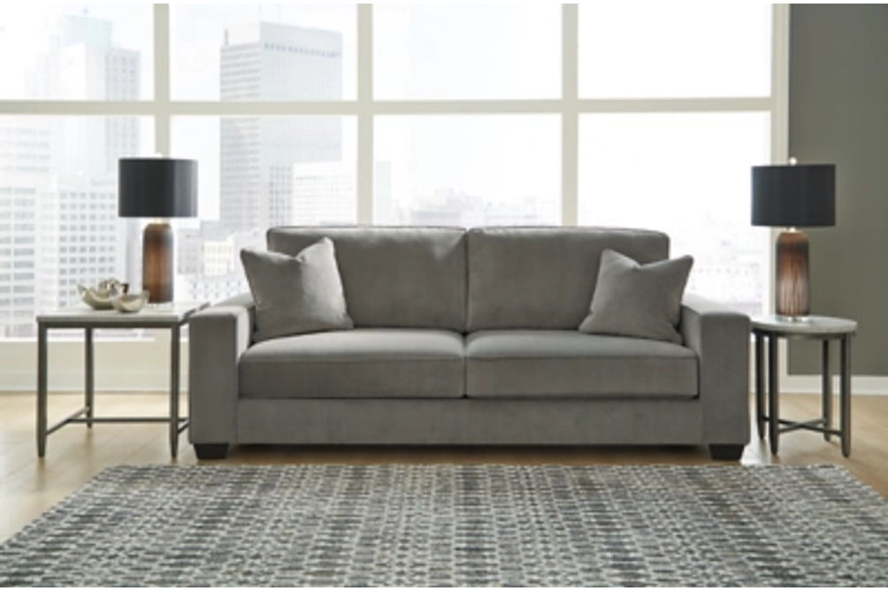 Signature Design by Ashley Angleton Sofa and Loveseat-Sandstone