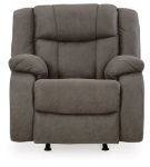 Signature Design by Ashley First Base Recliner-Gunmetal