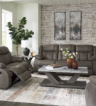 Signature Design by Ashley First Base Reclining Sofa, Loveseat and Recliner