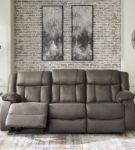 Signature Design by Ashley First Base Reclining Sofa, Loveseat and Recliner